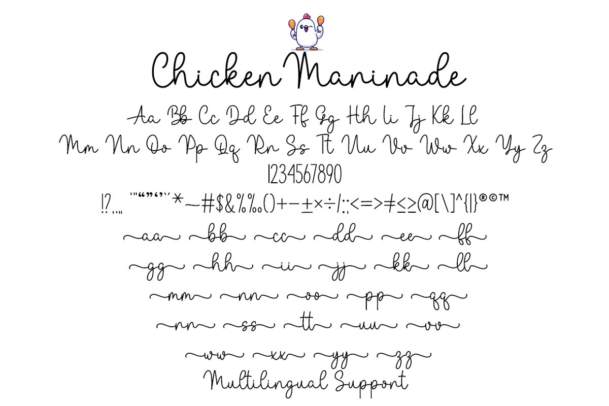 Chicken Marinade Duo, a Script Font by DN Creative (Photo 9 of 10)