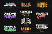 Typography Vol 2 – SVG, EPS, PNG, an Object Graphic by Cmd Project (Thumbnail 1 of 10)
