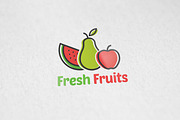 Fresh Fruits Logo, a Branding & Logo Template by Martin-Jamez (Thumbnail 2 of 4)