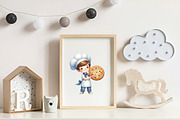 Cute little chef clipart Cooking, an Illustration by CreationArt (Thumbnail 2 of 9)