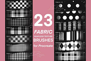 23 Procreate Fabric Textile Brushes, a Brush Add-On by LiuBi Art (Thumbnail 3 of 3)