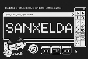 Sanxelda, a Symbol Font by graphicook