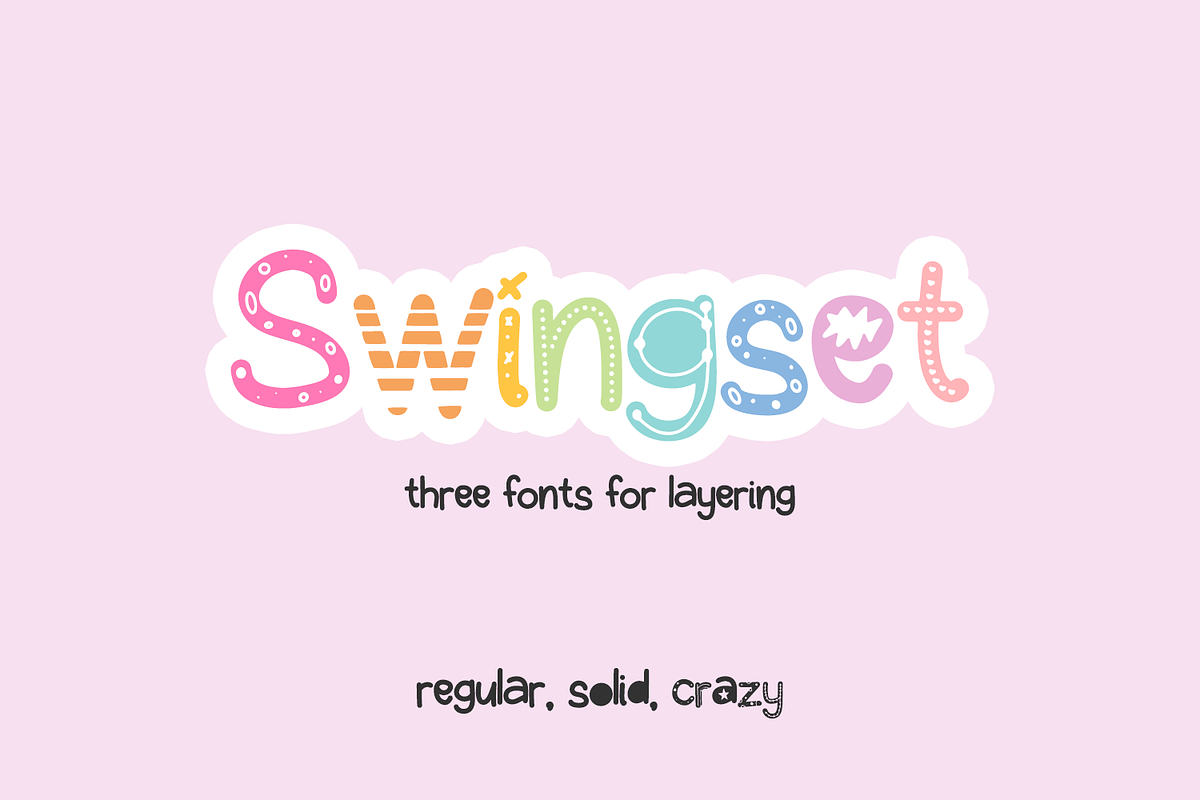 Swingset Sans - Font Trio, a Handwritten Font by Beck McCormick (Photo 1 of 10)