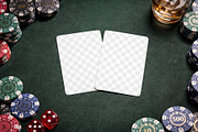 Poker Playing Cards Mockup, a Product Mockup by Country4k (Thumbnail 2 of 3)