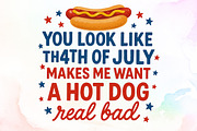 You Look Like the 4th of July PNG, an Illustration by Sublimation Artist (Thumbnail 1 of 9)