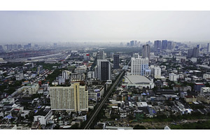 Top View Of Skyscrapers In A Big