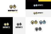 Set of Infinity Bulb Idea Logo, a Branding & Logo Template by Lucky Creative (Thumbnail 5 of 5)