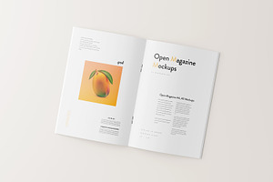 Open Magazine Mockups A4 / A5