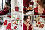 100 Red Aesthetic Stock Photos, a Person Photo by Selenique Studio (Thumbnail 10 of 12)