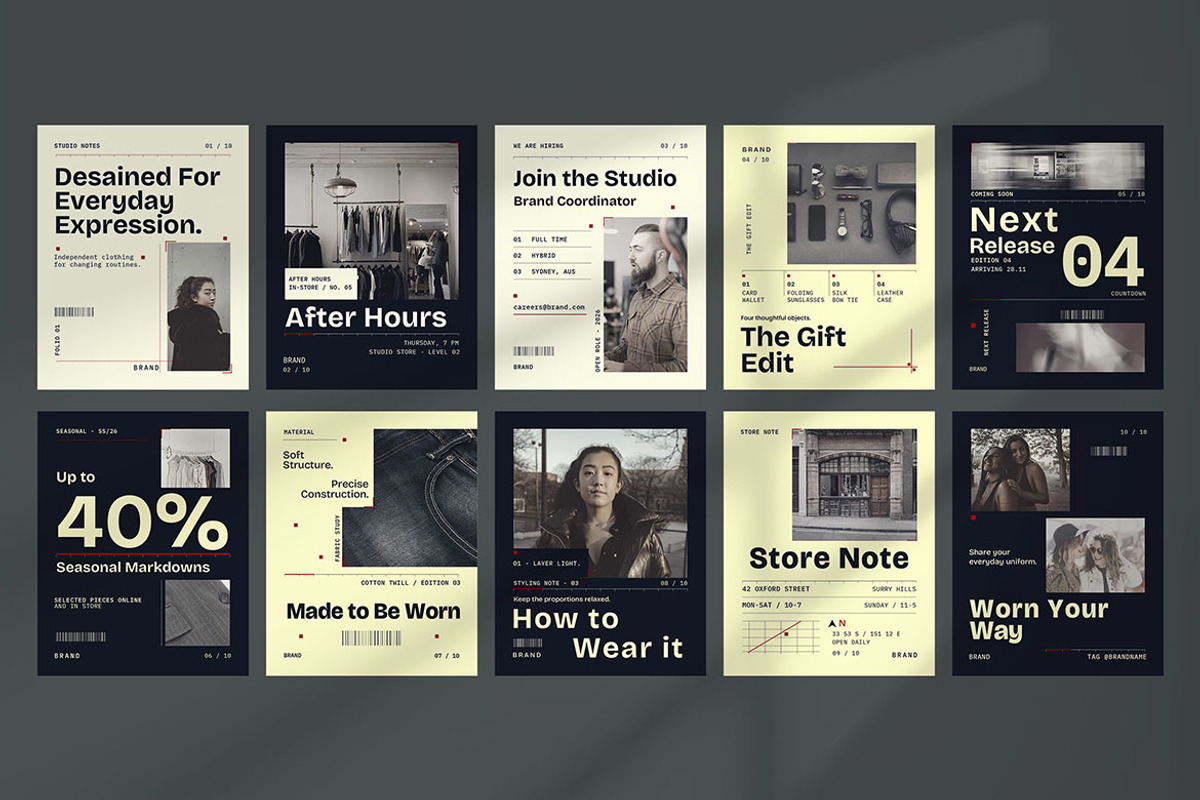 Artbook Retail System Templates, a Social Media Template by Pitchlook.Studio (Photo 2 of 3)
