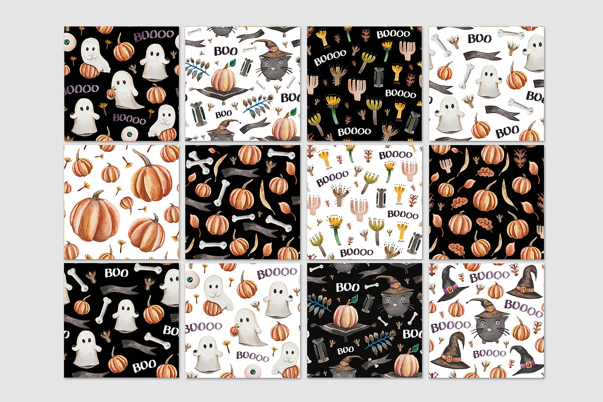 Boo watercolor, an Animal Illustration by Design X0 (Photo 8 of 9)