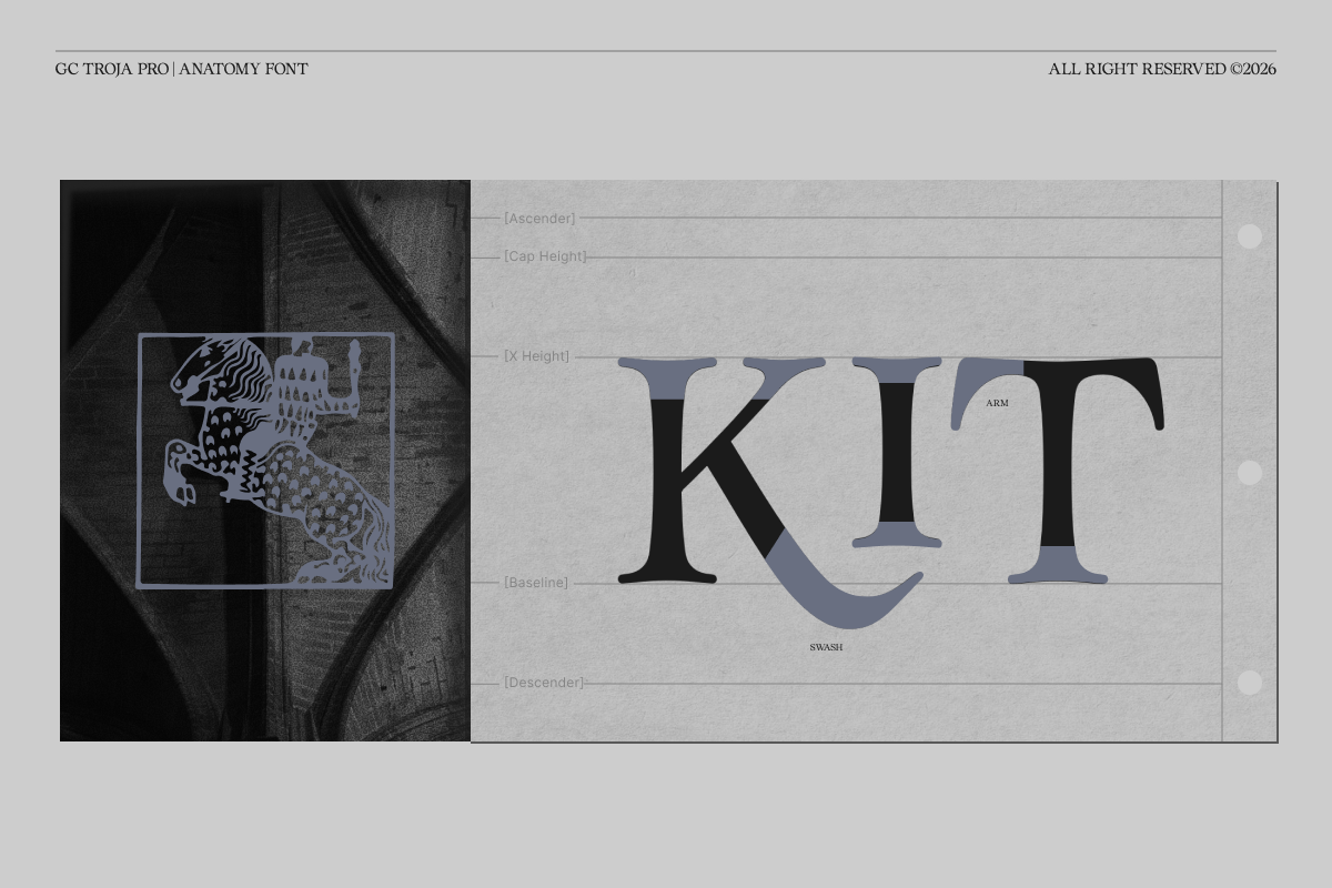 GC Troja Pro - Classic Retro Serif, a Serif Font by Glyphonic (Photo 6 of 15)