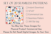 Funky Abstract Shapes Pattern, a Pattern Graphic by Artful Prints (Thumbnail 3 of 3)