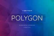 +25 Polygon Colorful Backgrounds v2, a Background Graphic by BIBIART (Thumbnail 1 of 8)