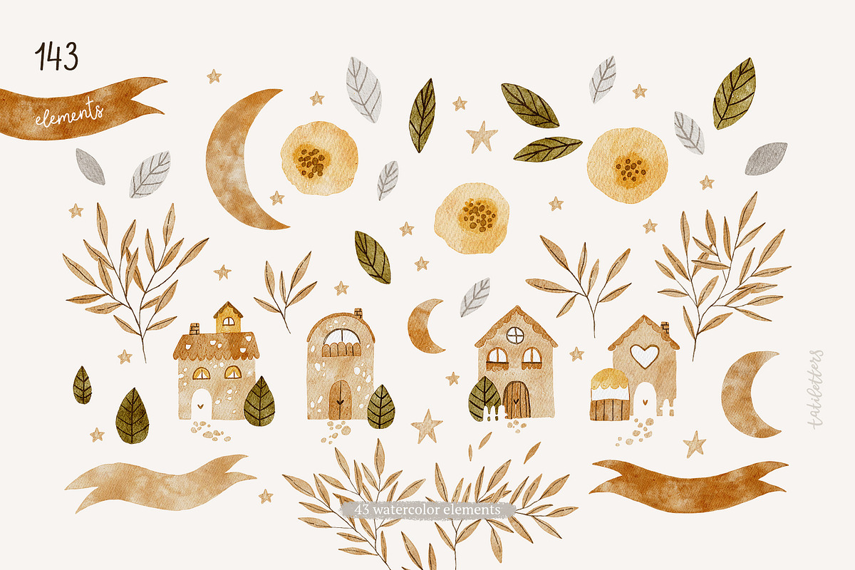 Floral Rabbit Collection, an Animal Illustration by tatiletters (Photo 5 of 13)