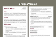 ATS Resume Template / Career CV, a Resume Template by Anjum Ilyas (Thumbnail 4 of 7)