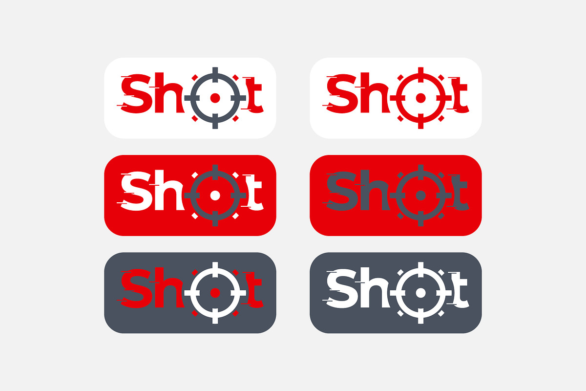 Shot Aim Target Logo designs concept, a Branding & Logo Template by Lucky Creative (Photo 3 of 4)