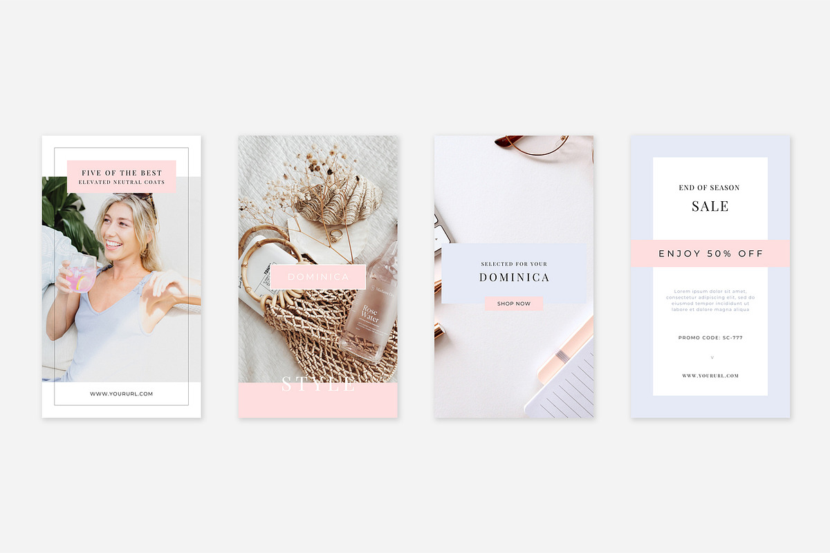 Soft CANVA Instagram Stories Pack, a Social Media Template by Swiss_cube (Photo 5 of 5)