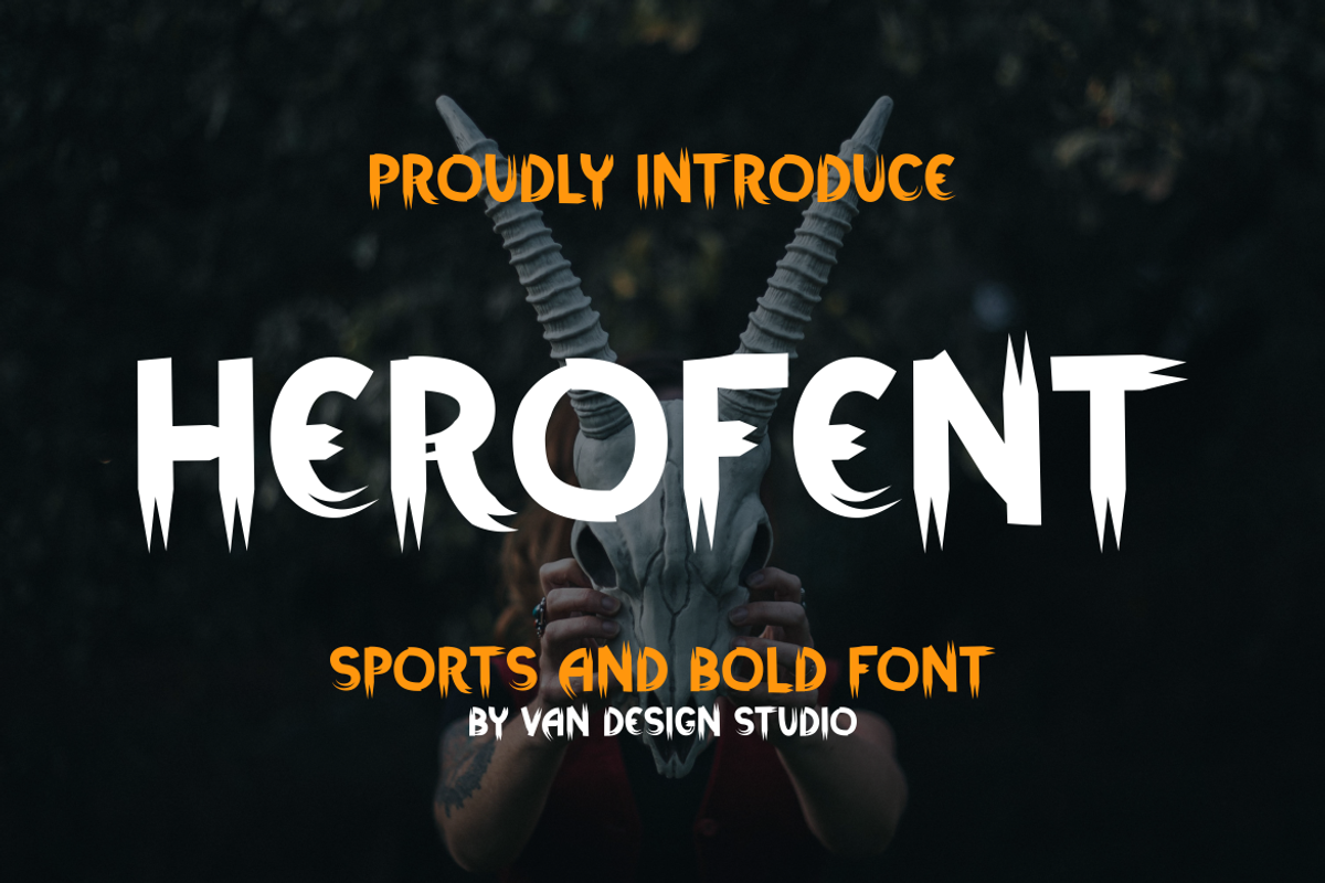 HEROFENT, a Blackletter Font by Viswal Studio (Photo 1 of 5)