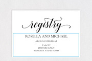 Registry Cards Editable SHR458, an Invitation Template by Shafura_Wedding (Thumbnail 4 of 5)