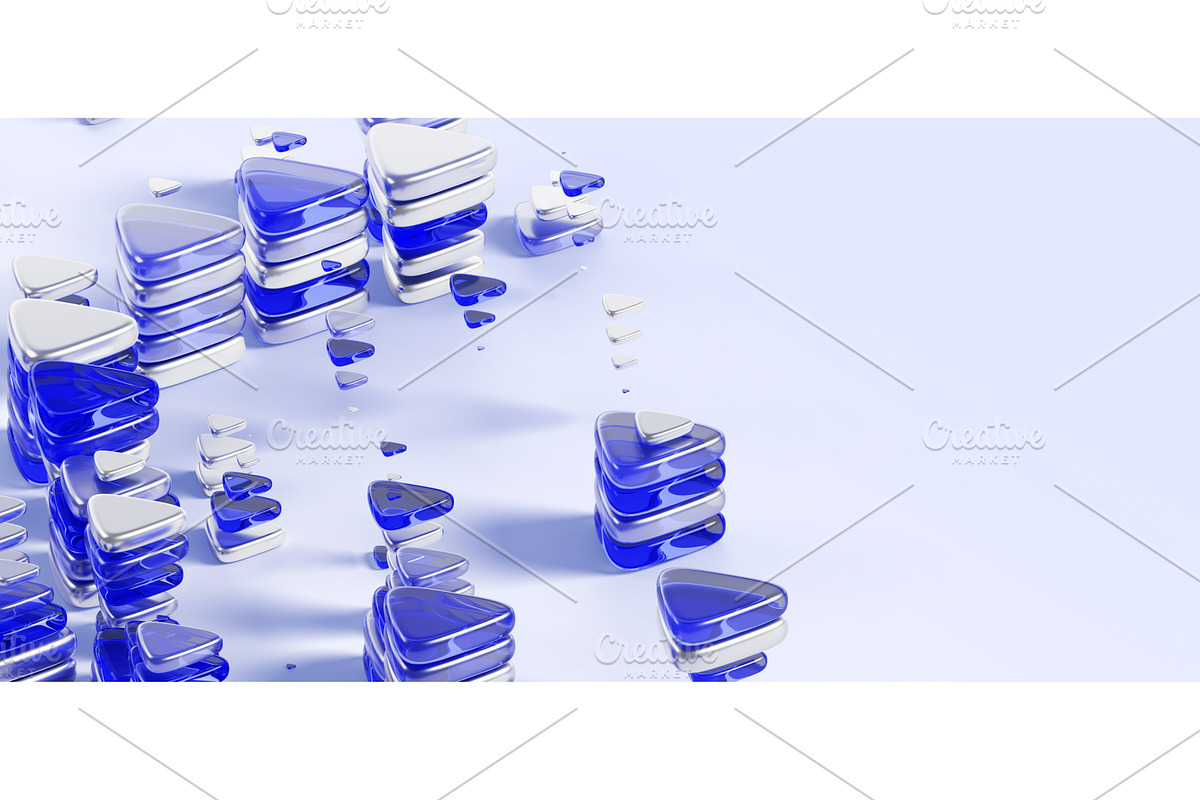 Abstract 3d background with blue, a Background Graphic by Marozhkastudio