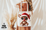 Yarn Crochet Christmas Reindeer PNG, an Illustration by Daily.Designs (Thumbnail 3 of 10)