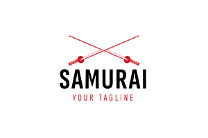 samurai logo icon illustration, a Branding & Logo Template by Dyn Studio