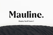 Mauline Display Serif Font, a Serif Font by Yukita Creative (Thumbnail 1 of 12)