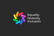 Equality Diversity Inclusion Logo, a Branding & Logo Template by Signatoro (Thumbnail 3 of 3)