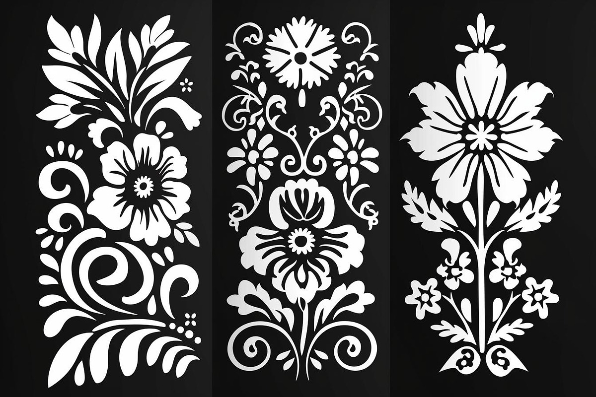 Ornate Floral Laser Cut Pattern Bun, an Object Graphic by jahid234 (Photo 8 of 10)