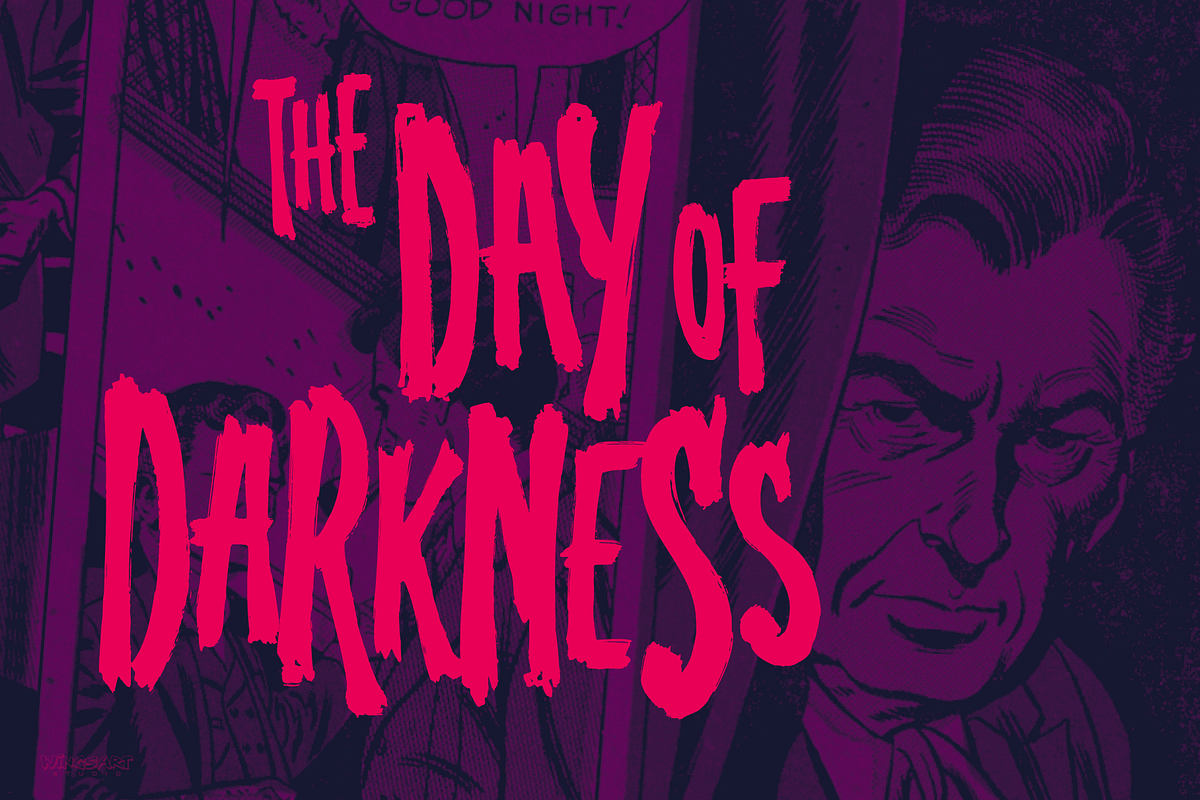 Splatterpunks A Halloween Brush Font, a Font by Wingsart Studio (Photo 5 of 15)