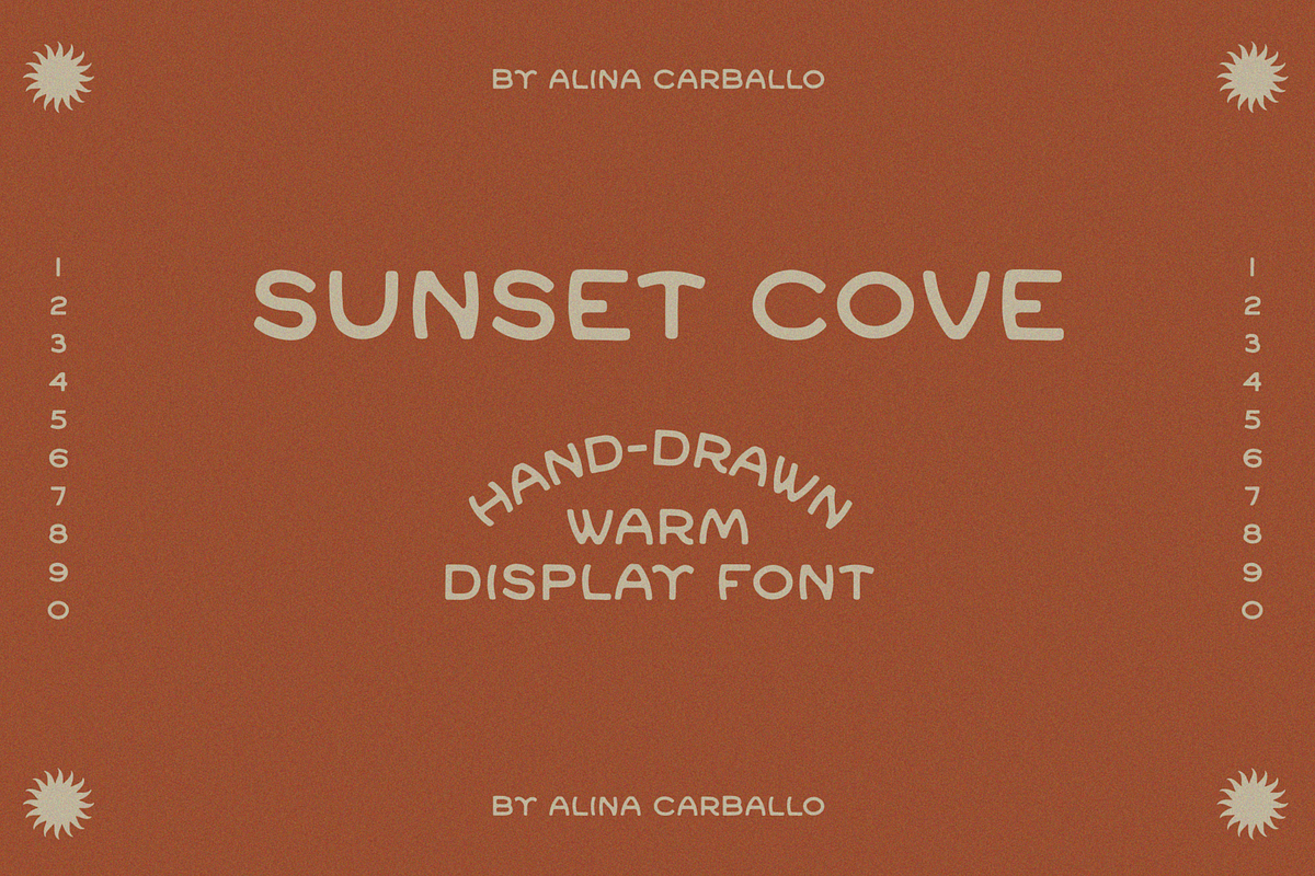 Sunset Cove Typeface, a Handwritten Font by olinevod (Photo 2 of 4)