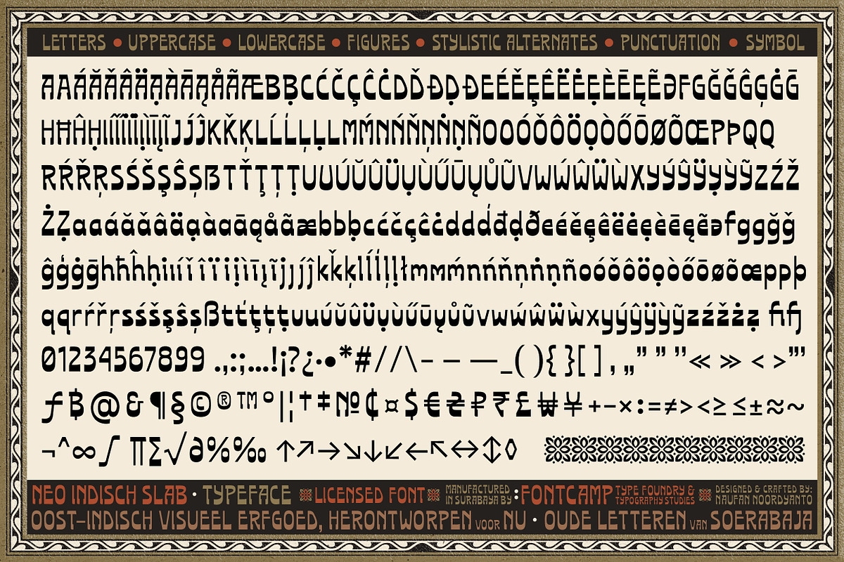 Neo Indisch Slab Font, a Slab Serif Font by Fontcamp Type Foundry (Photo 3 of 7)