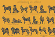 North breeds and Spitz Silhouettes, an Animal Illustration by pet design shop (Thumbnail 4 of 10)