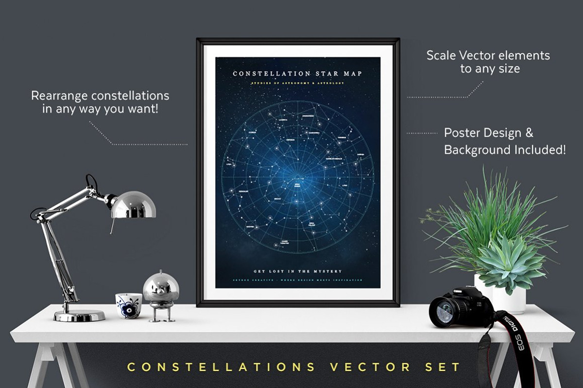 Constellations Vector Bundle, an Illustration by S K Y B O X (Photo 7 of 12)