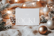 Winter Horizontal Invitation Mockup, a Product Mockup by TatiMockup (Thumbnail 1 of 3)