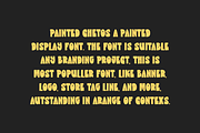Painted Chetos - Paint Font, a Sans Serif Font by Iqsiart Studio (Thumbnail 2 of 6)