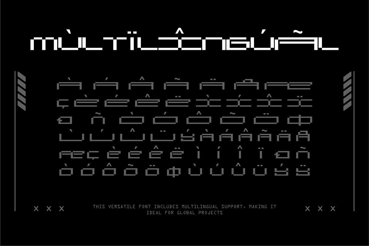 Exhociz - Futuristic Display Font, a Sans Serif Font by Typeagle (Photo 6 of 12)