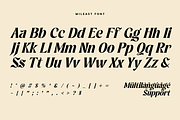 Mileast - Display Serif Font, a Serif Font by Sronstudio (Thumbnail 15 of 15)