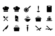 Kitchen Cooking Icon Vector Bundle, an Illustration by jahid234 (Thumbnail 42 of 51)