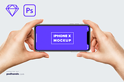 iPhone in Male Hand mockup 8, an iPhone Mockup by LazyCrazy (Thumbnail 1 of 3)