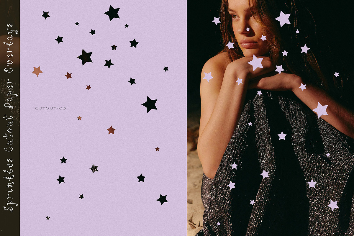Sprinkles - Cutout Paper Overlays, a Texture Graphic by alonahaidash (Photo 14 of 21)