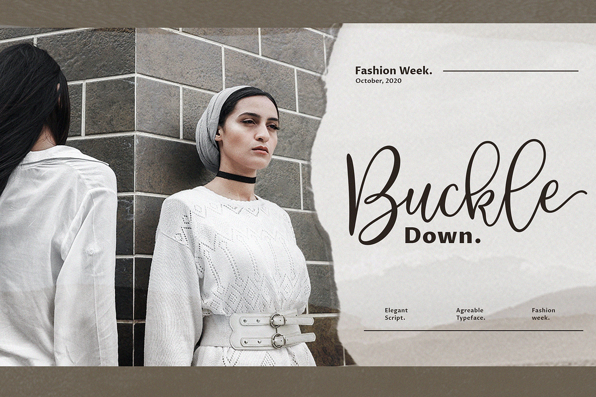Agreable Modern Script Font!, a Script Font by sizimon (Photo 6 of 7)