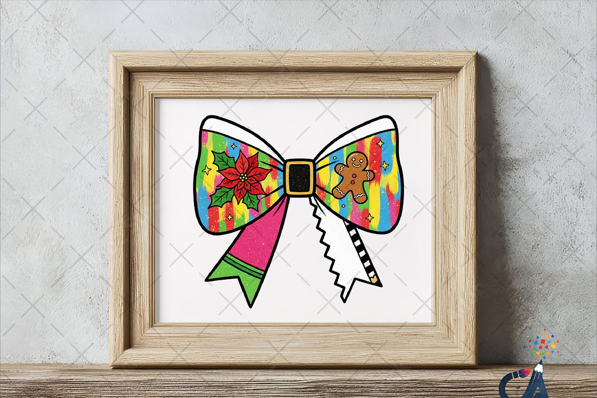 Christmas Colorful Bow Png, an Illustration by Creative Art (Photo 3 of 6)