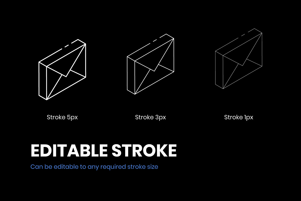 2000+ Isometric Icons Set, an Outline Icon by Brickclay (Photo 3 of 37)