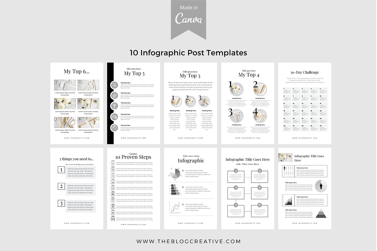 Minimalist Pinterest Marketing Kit, a Marketing Template by The Blog Creative (Photo 7 of 13)