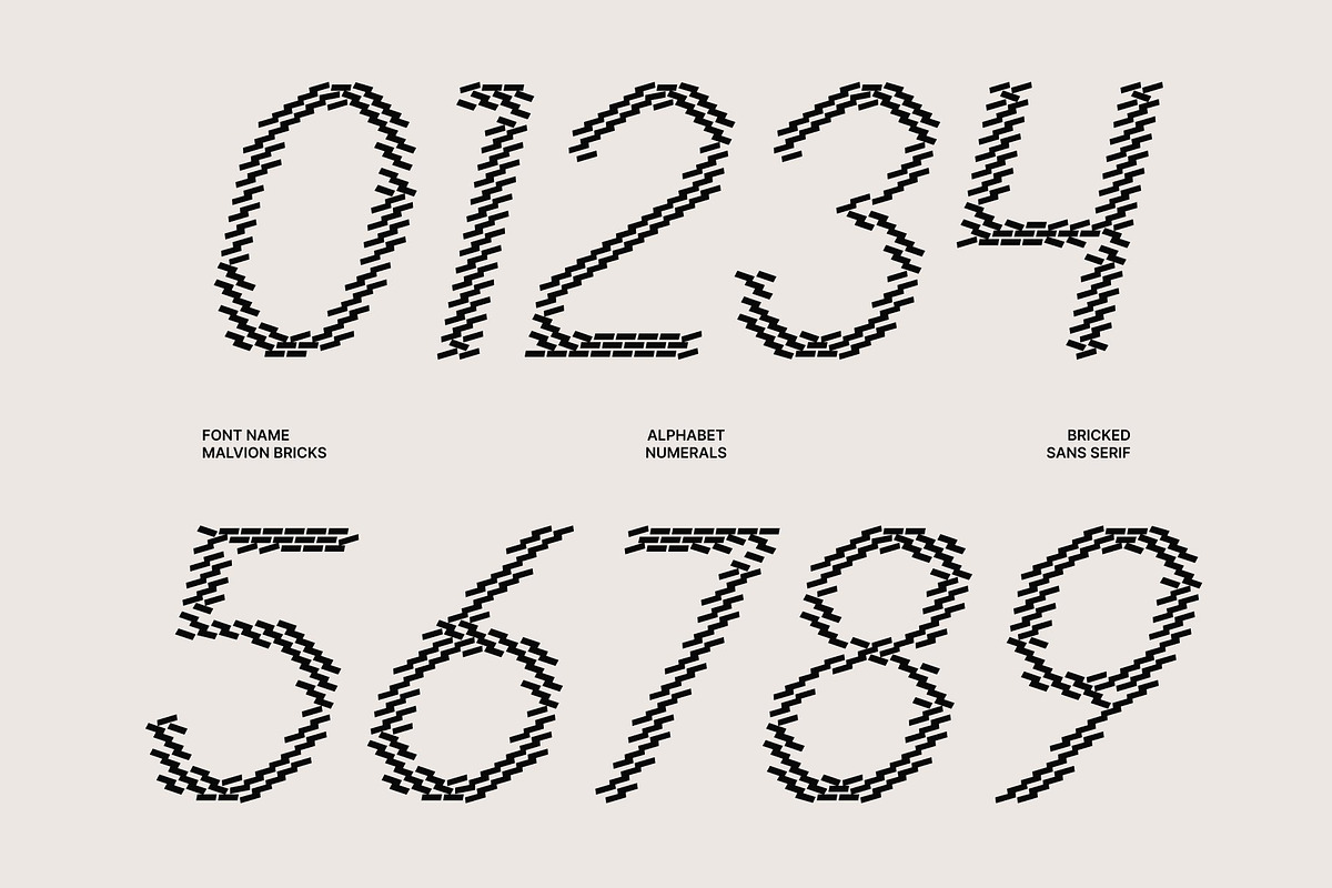 Malvion Bricks, a Sans Serif Font by Craft Supply Co. (Photo 5 of 8)