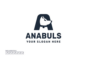Dog Cat Formed A Letter Vector Logo, a Branding & Logo Template by yuanesei