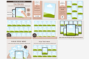 Planner Mockups Listing Templates, a Books & Magazine Mockup by NoemieDesigns (Thumbnail 2 of 5)