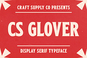 CS Glover – Bold Font, a Sans Serif Font by Craft Supply Co. (Thumbnail 1 of 8)
